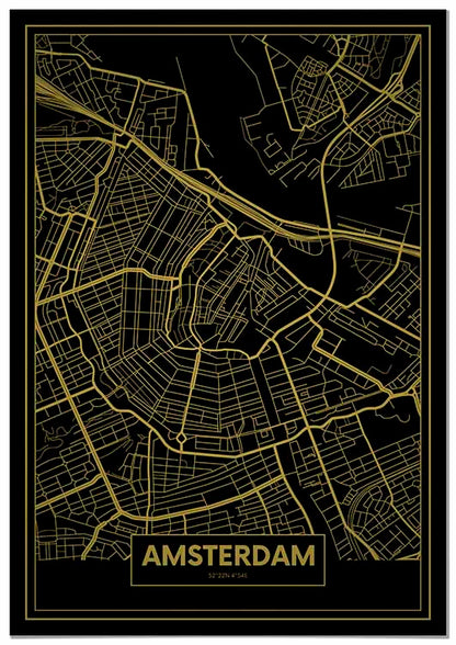 Amsterdam Gold Color Map - @mackios7