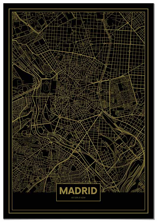 Madrid Gold Color Map - @mackios7