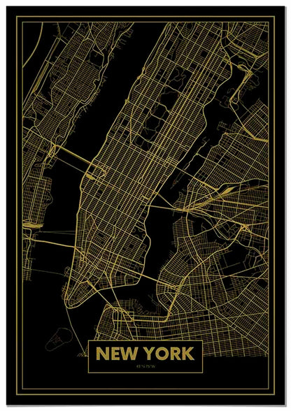 New York Gold Color Map - @mackios7