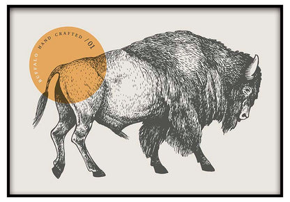 American Buffalo Drawing - @manuelramos