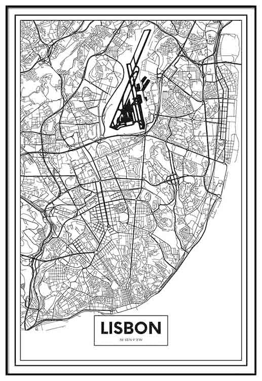 Lisbon Map - @mackland