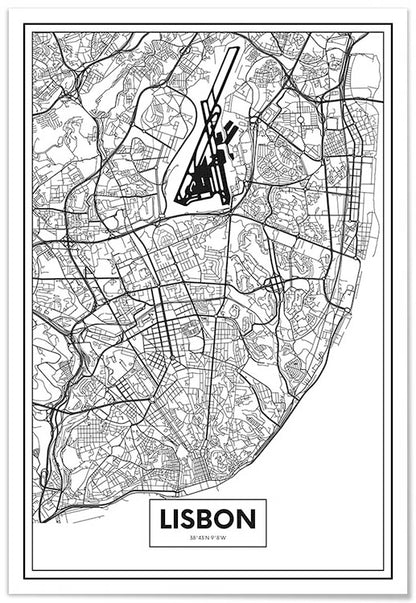 Lisbon Map - @mackland