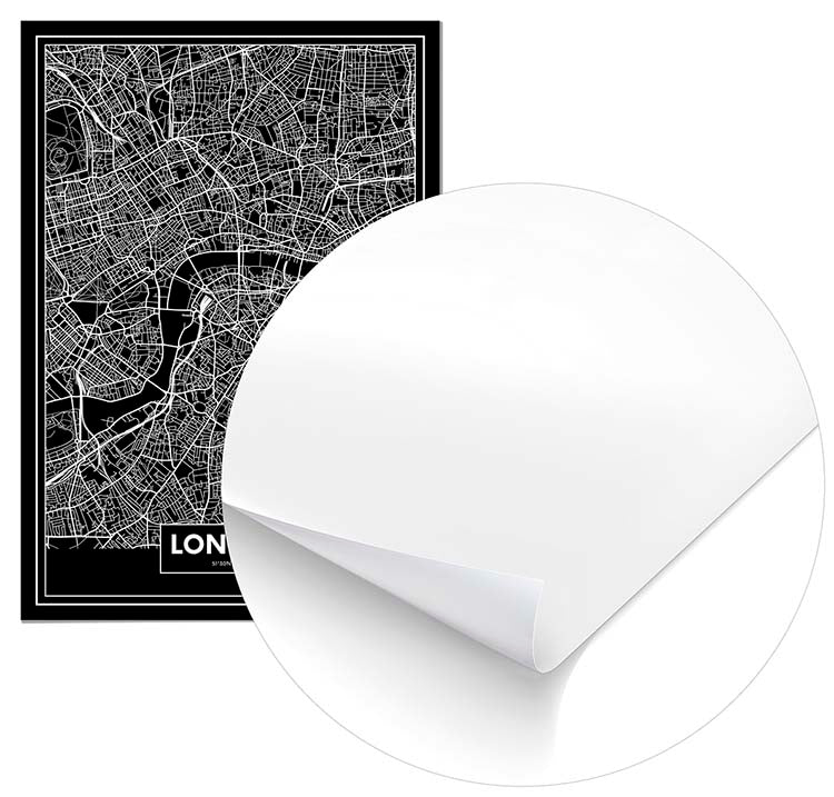 London Black Color Map - @franck86