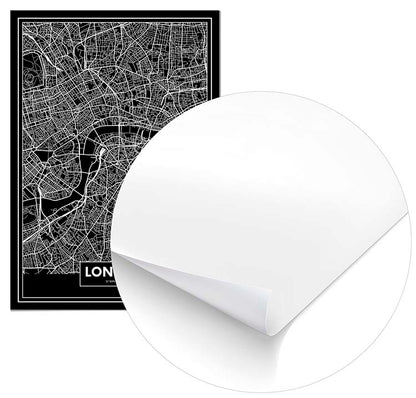 London Black Color Map - @franck86