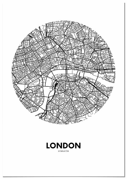 London Circle Map - @annieboyle