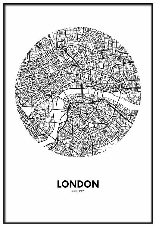 London Circle Map - @annieboyle