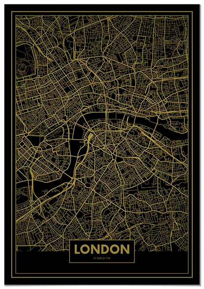 London Gold Color Map - @mackios7