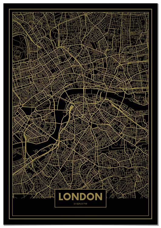 London Gold Color Map - @mackios7
