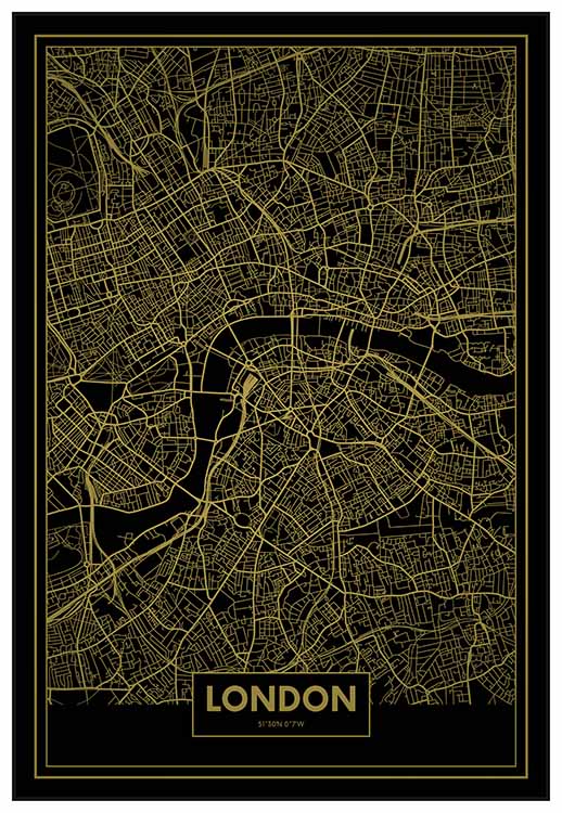 London Gold Color Map - @mackios7