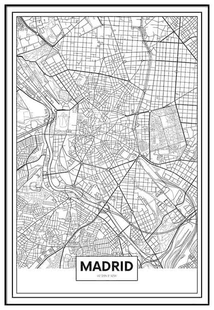 Madrid Map - @mackland
