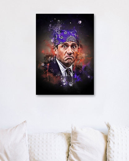 Michael Scott in watercolors art - @Baracca