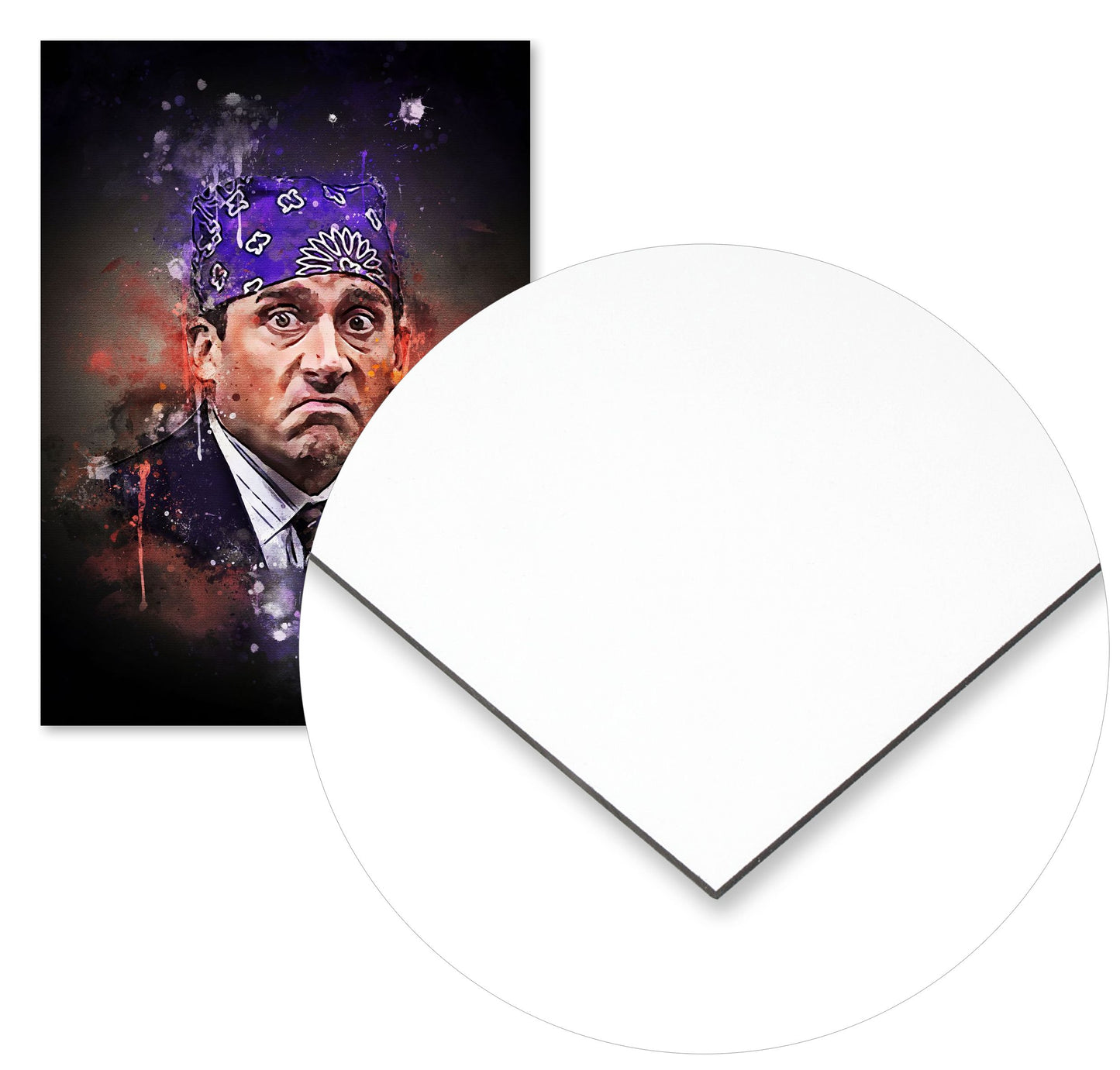 Michael Scott in watercolors art - @Baracca