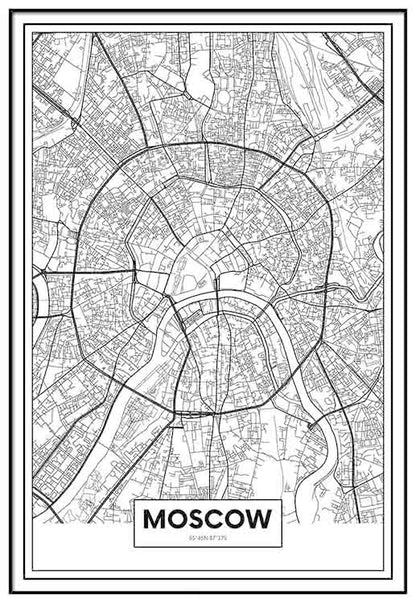 Moscow Map - @mackland