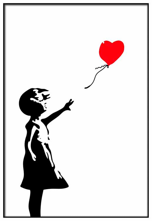 Girl with Balloon - @Banksy