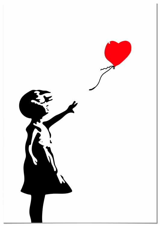 Girl with Balloon - @Banksy