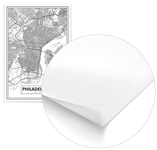 T-Shirt-Philadelphia Map - @mackland-wow.fan
