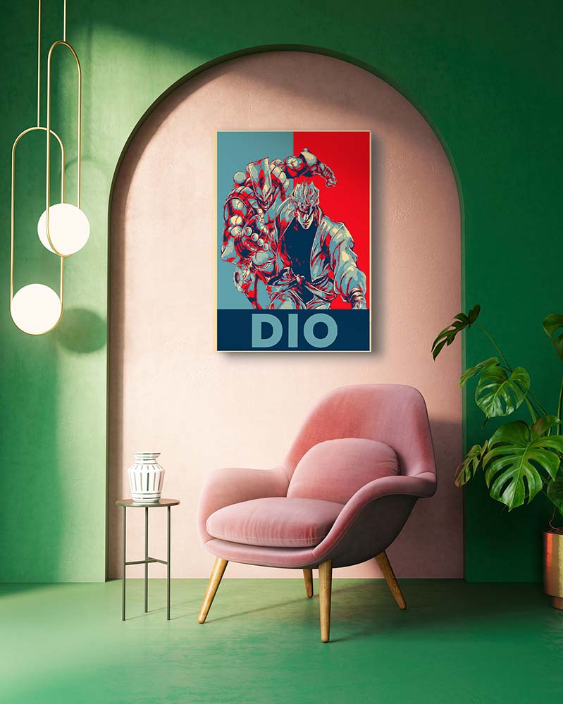 Wall Art HD Prints Dio Brando Home Decor Jojo S Bizarre Poster Pictures  Anime Role Canvas Paintings For Living Room Framework
