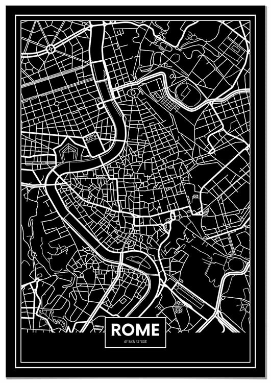 Rome Black Color Map - @franck86
