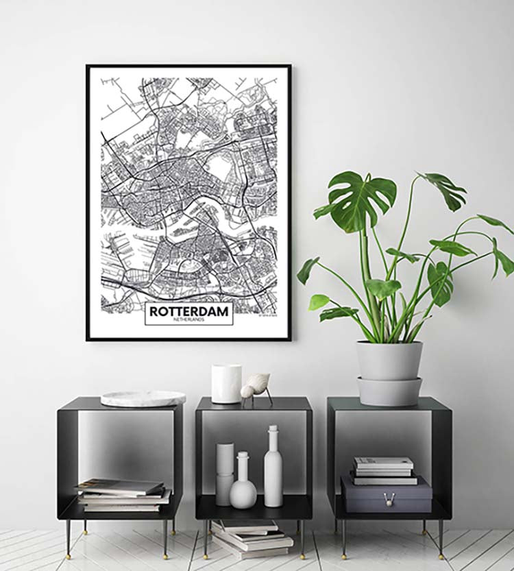 Rotterdam  Map - @mackland