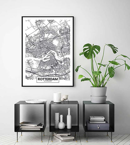 Rotterdam  Map - @mackland