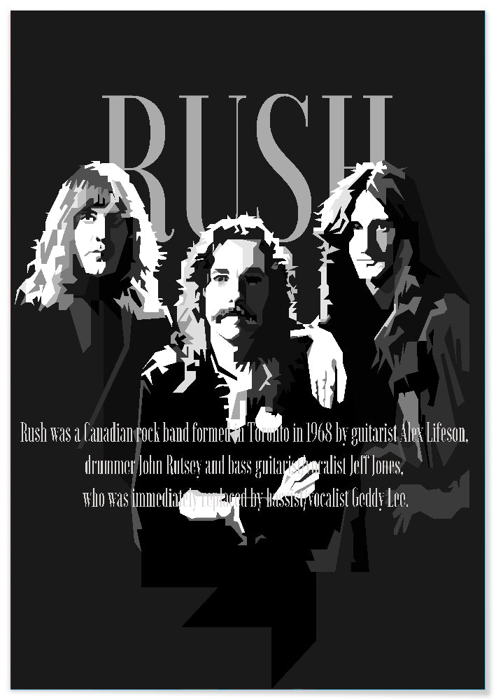 Rush Classic Rock Band - @Artkreator