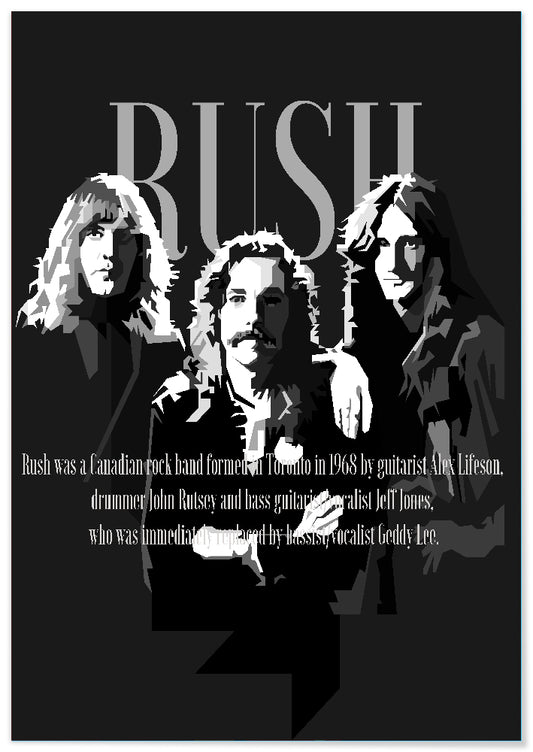 Rush Classic Rock Band - @Artkreator