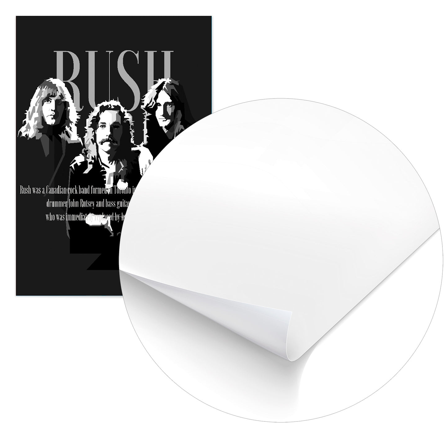 Rush Classic Rock Band - @Artkreator