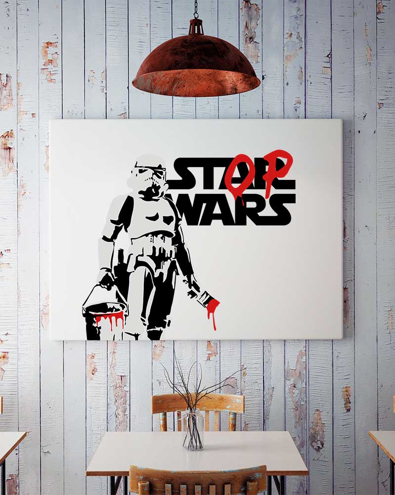 Stop Wars - @Banksy