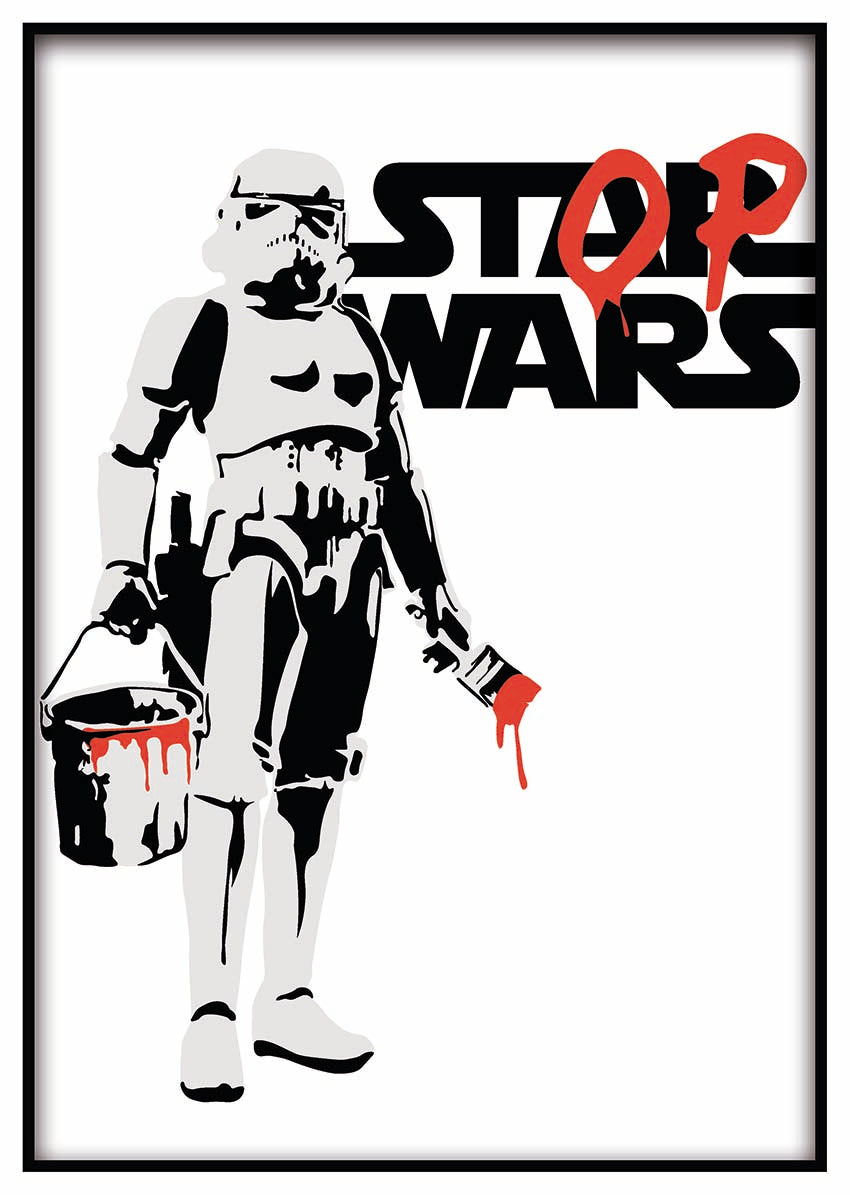 Stop Wars Vertical - @Banksy