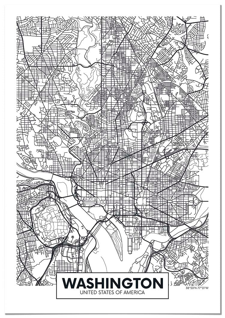 Washington Map - @mackland