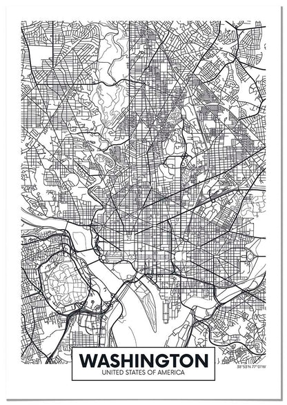 Washington Map - @mackland