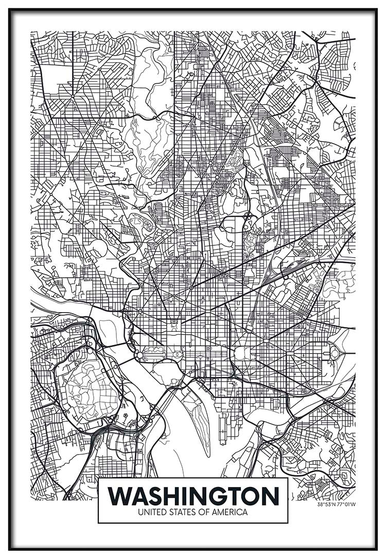 Washington Map - @mackland