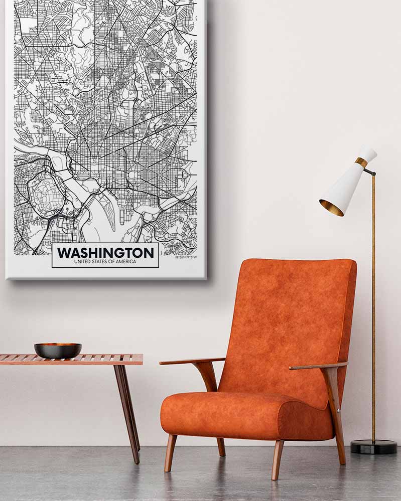 Washington Map - @mackland